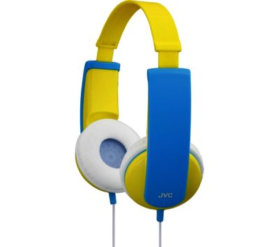 JVC  Tinyphones HA-KD5-Y-E Headphones - Yellow & Blue